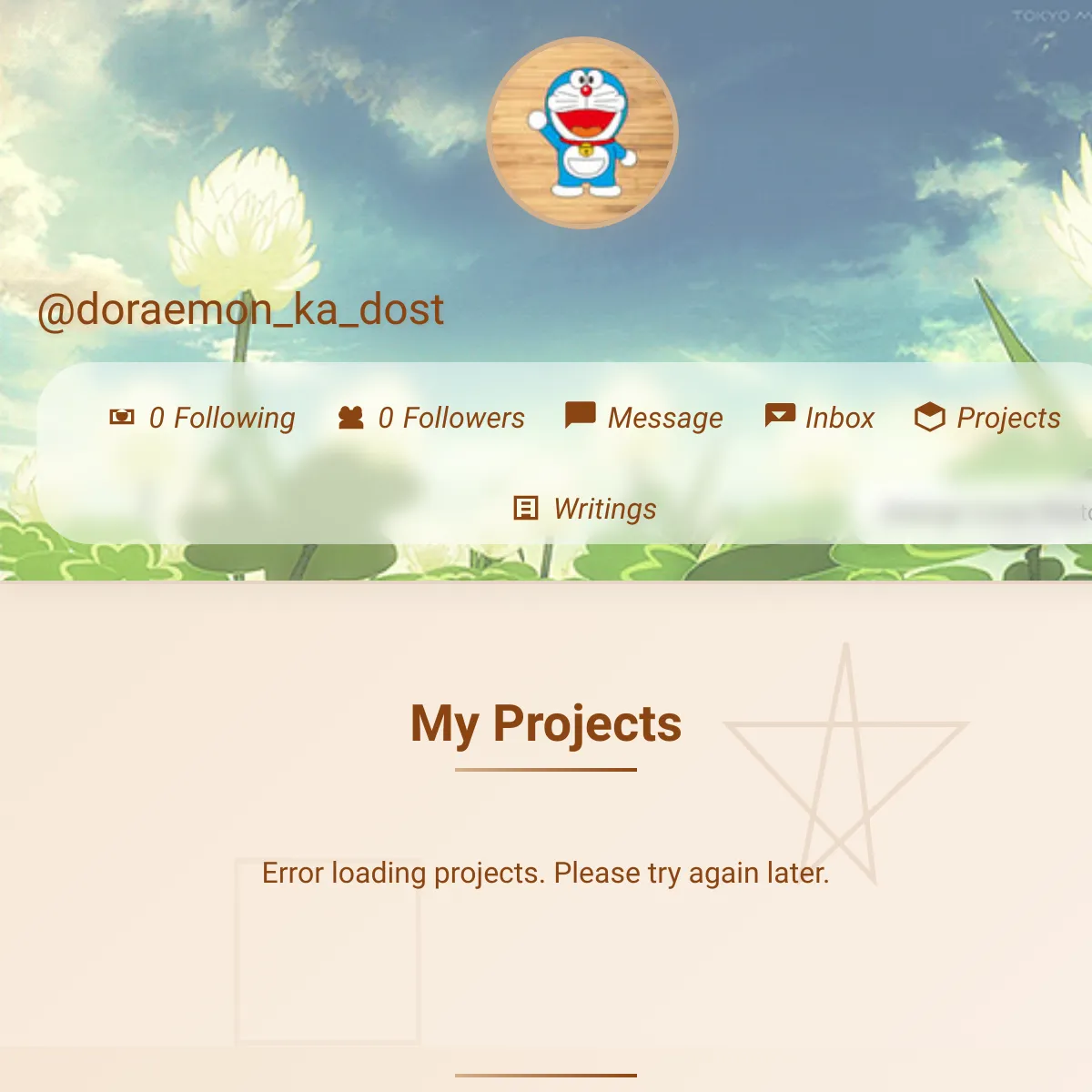 the project is loading