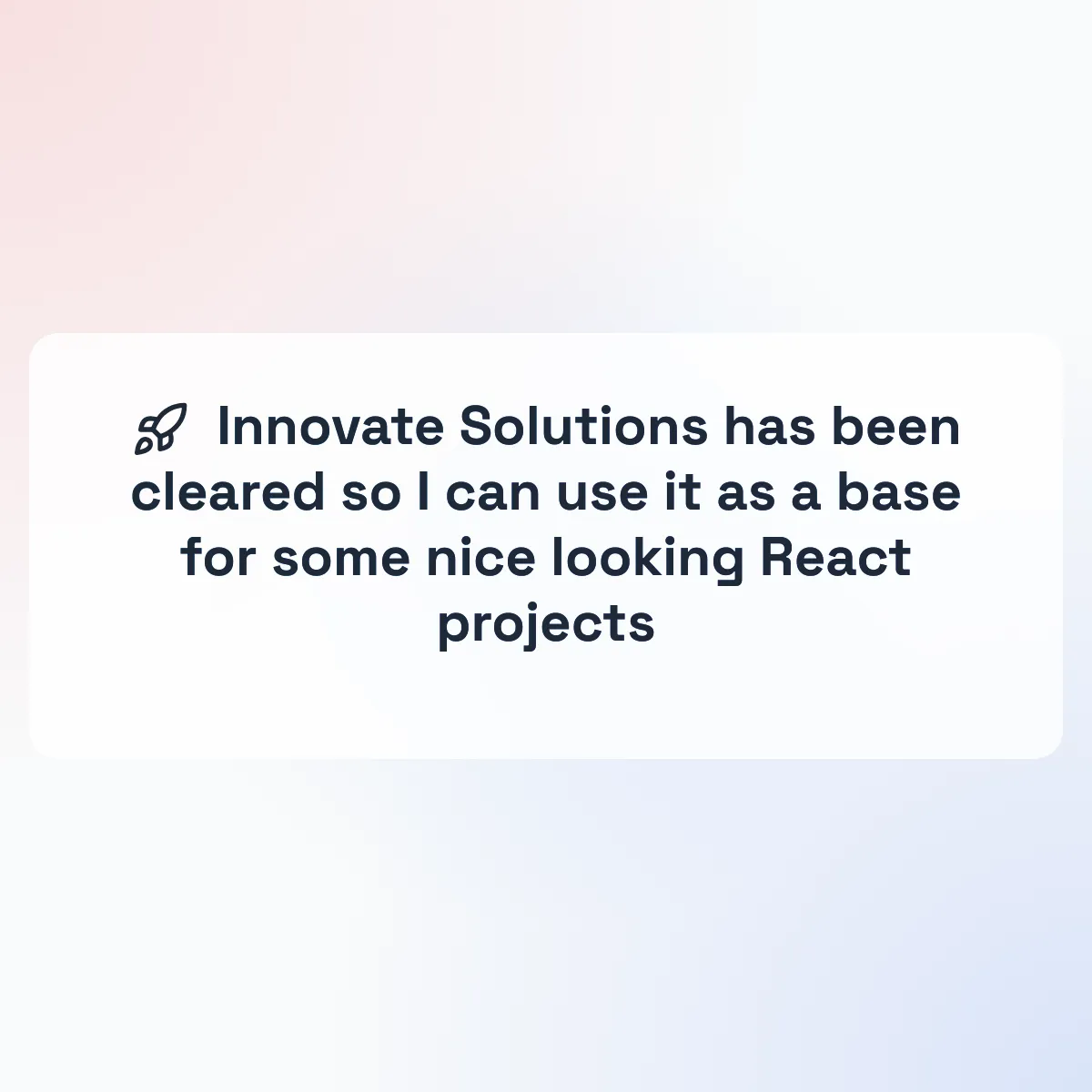 the project is loading
