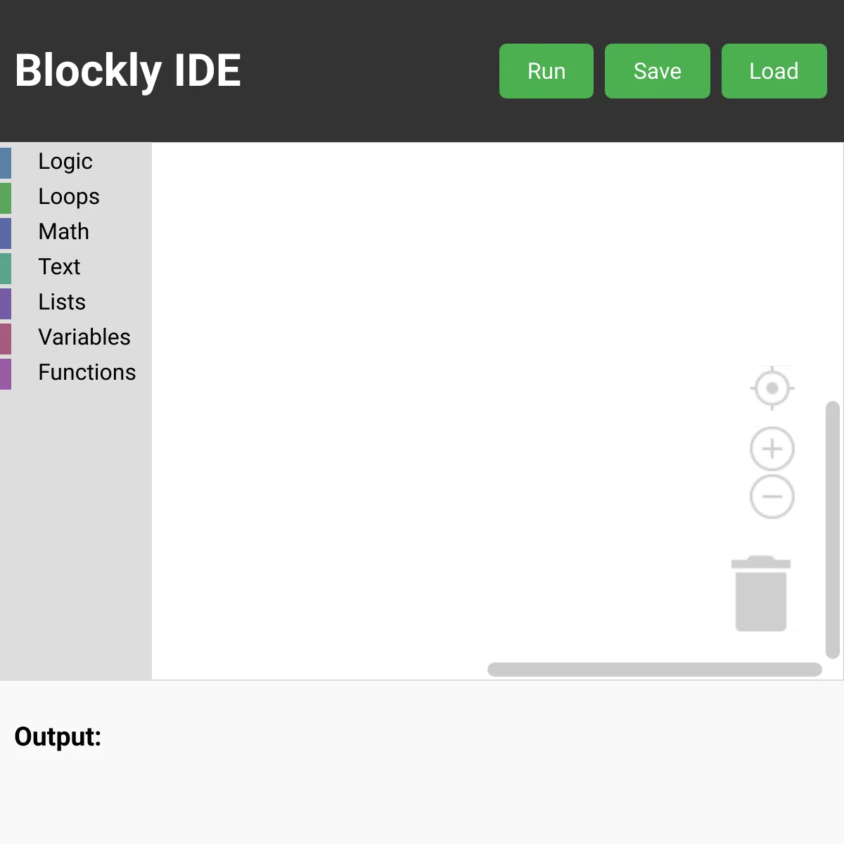 Blockly ide interactive block based coding platform