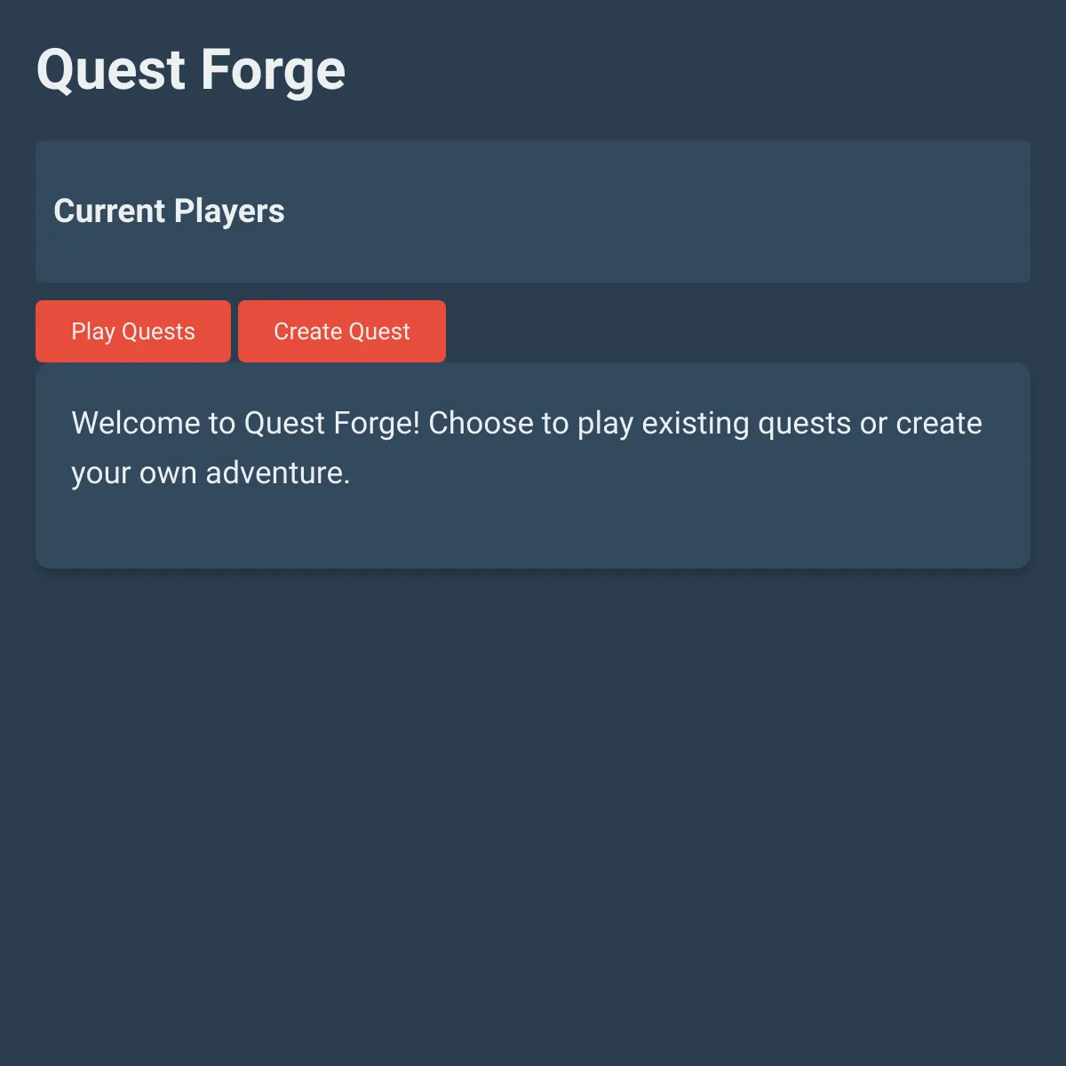 the project is loading