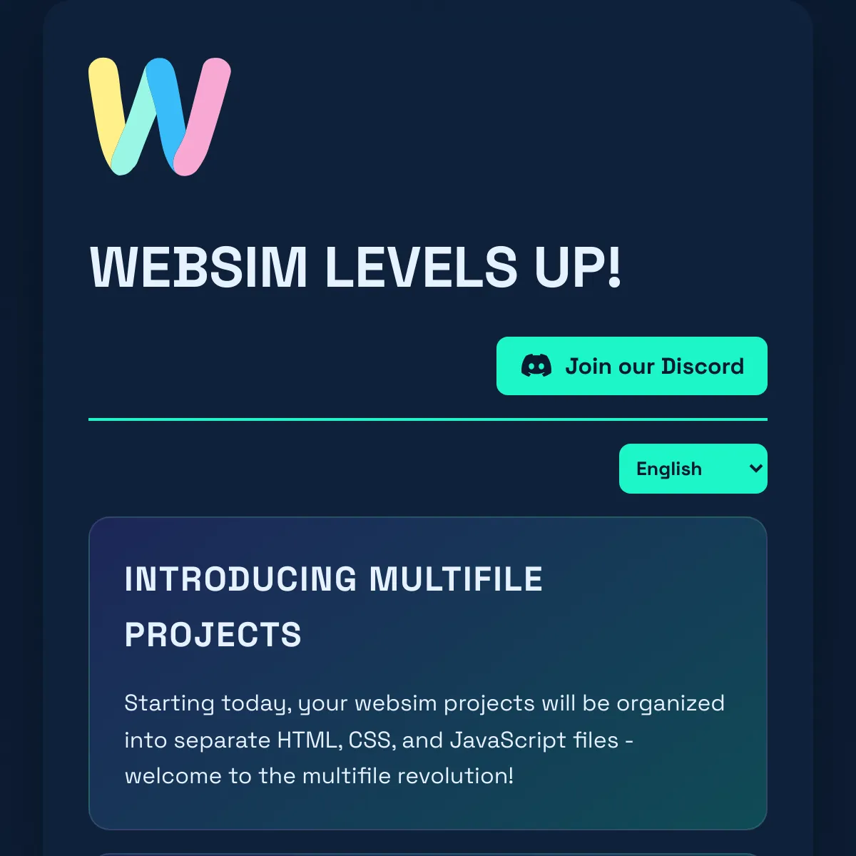 the project is loading