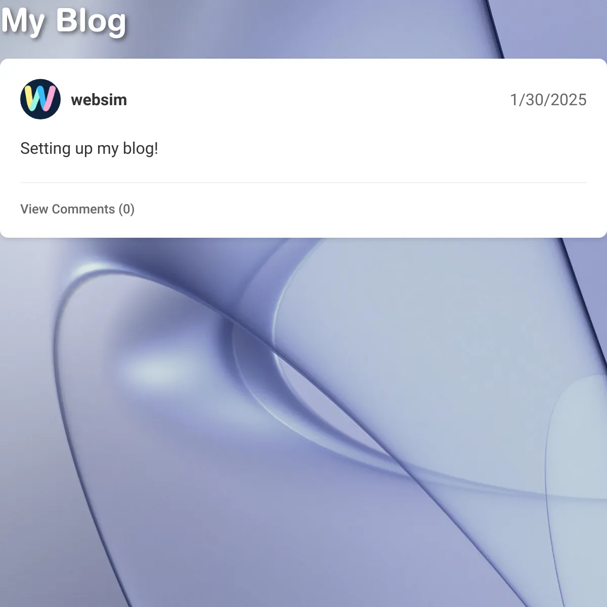 Websim