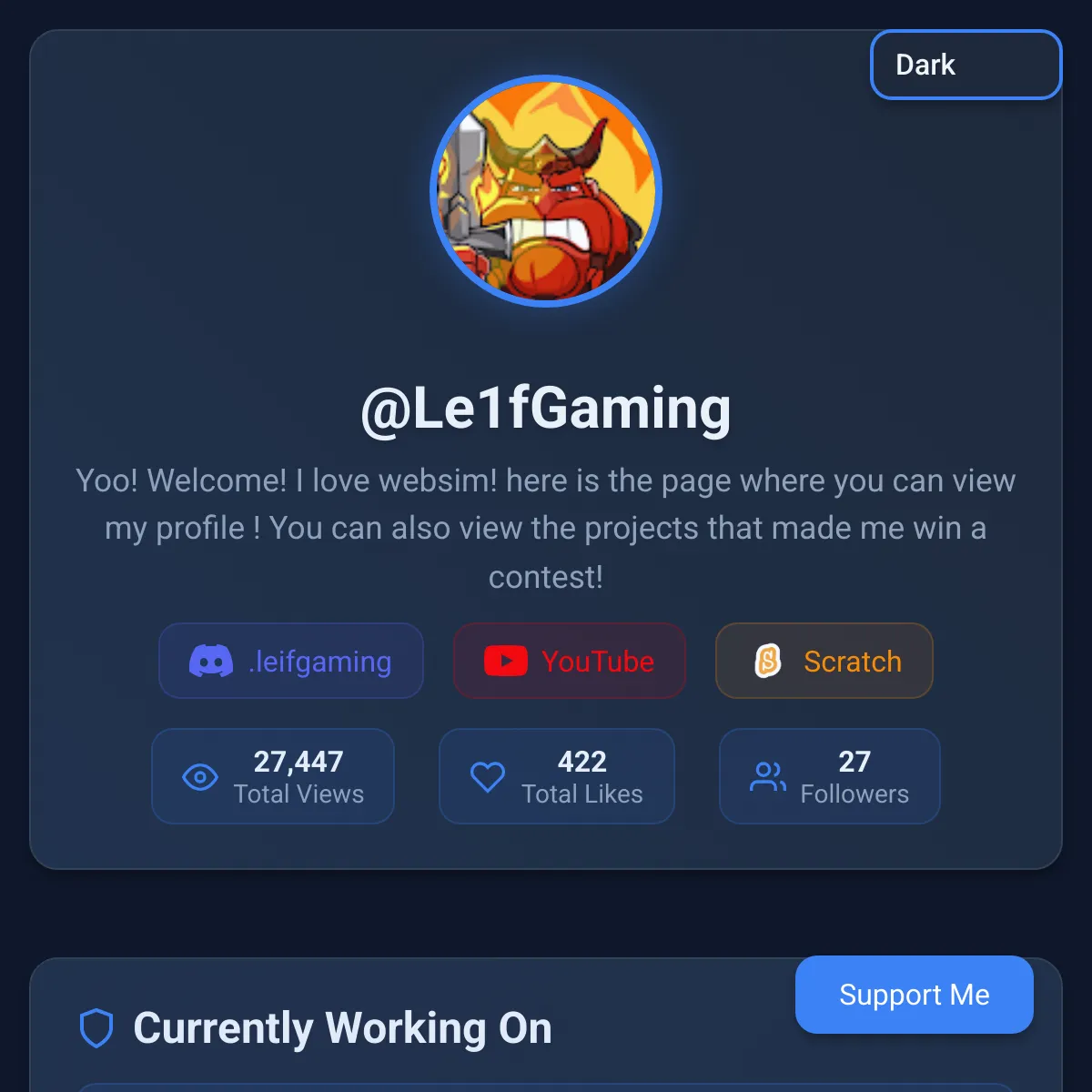 the project is loading