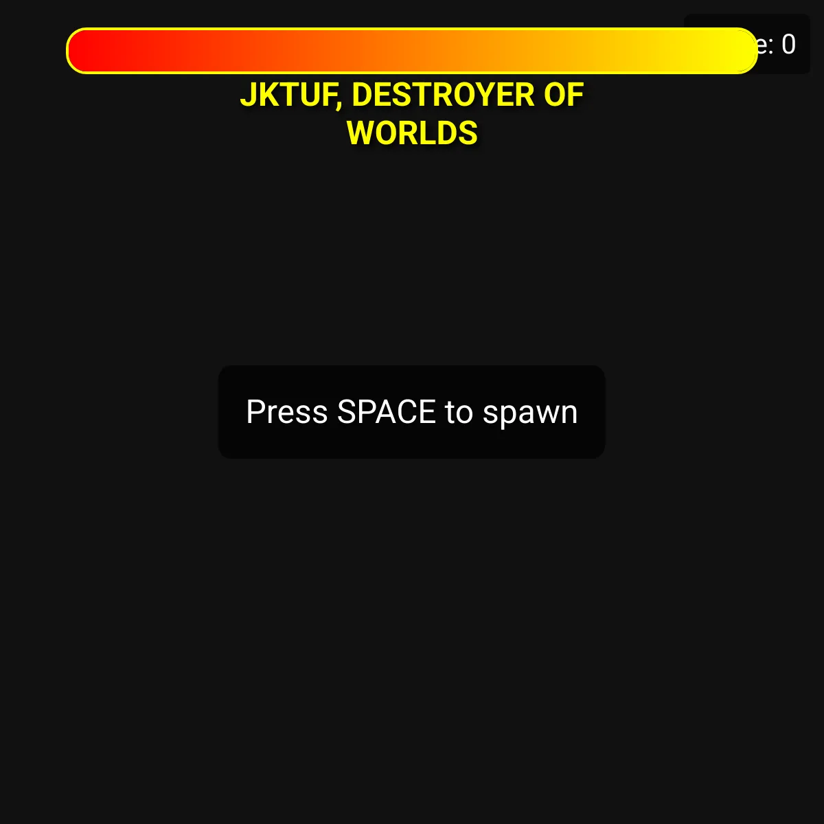 the project is loading
