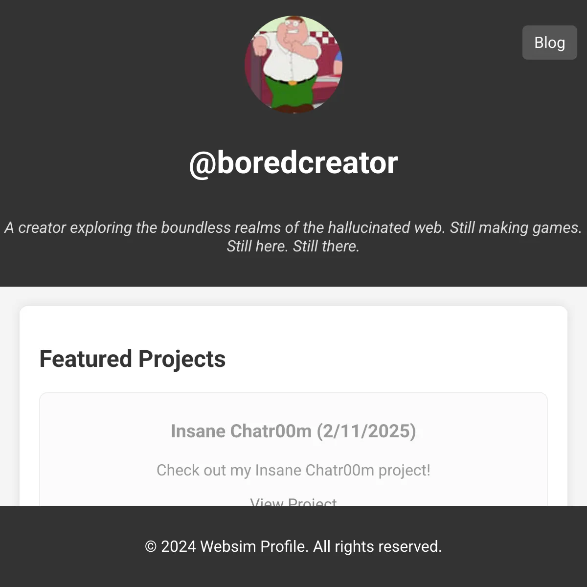 the project is loading