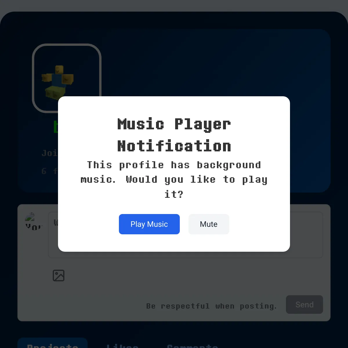 the project is loading