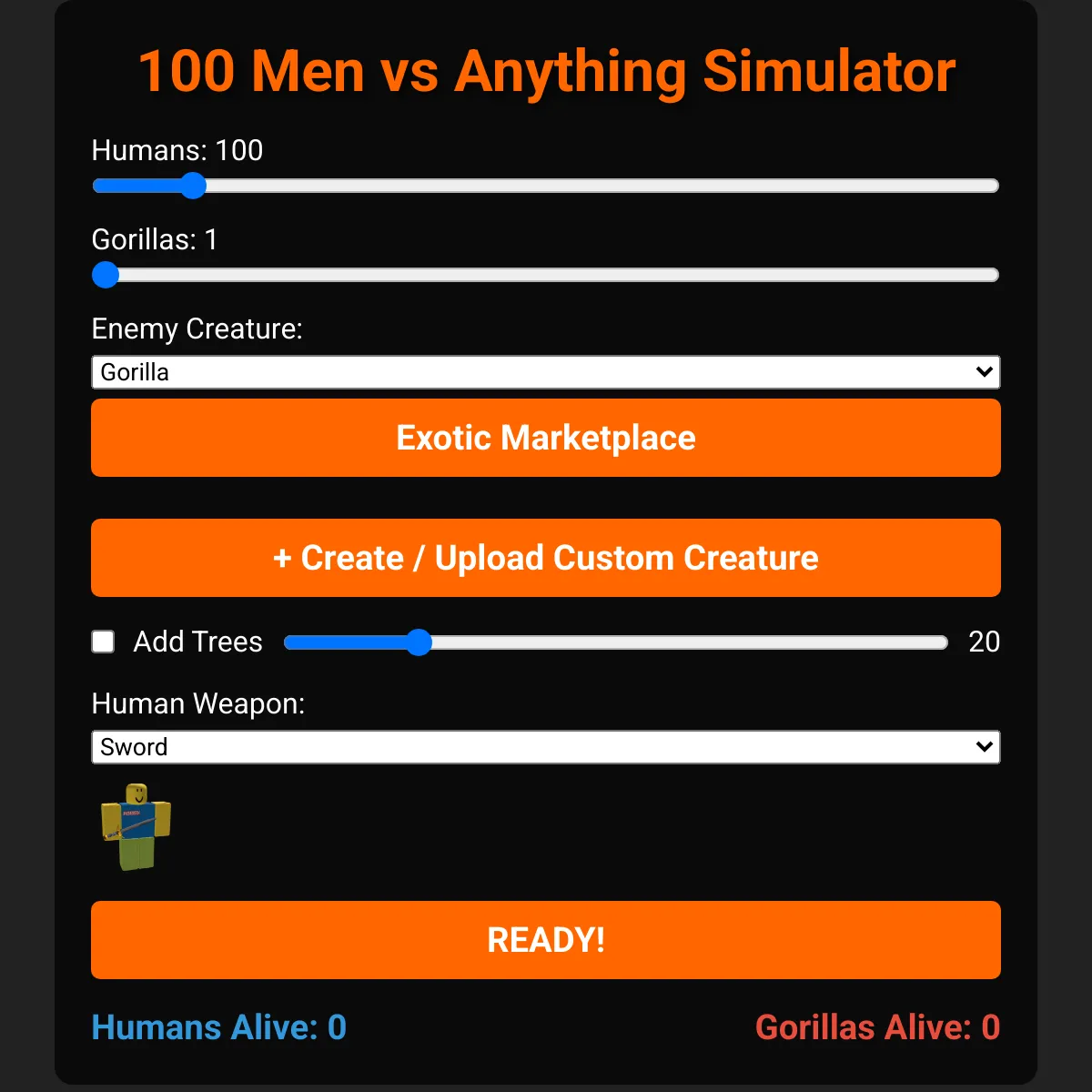 100 Men Vs ANYTHING YOU CAN IMAGINE