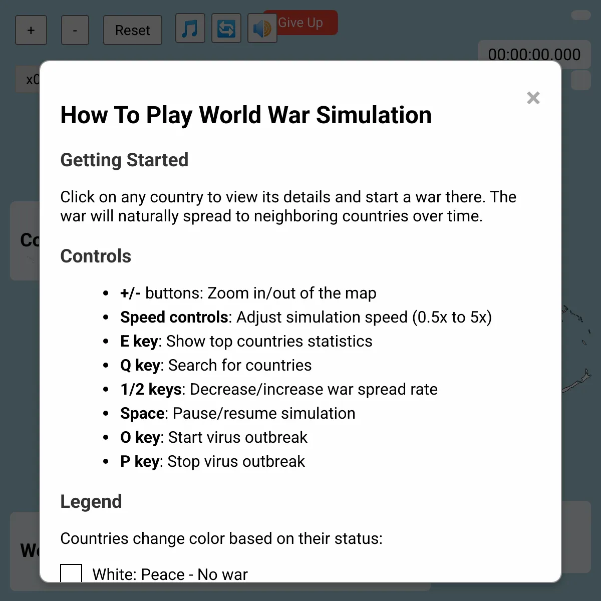 Realistic World War Simulation
