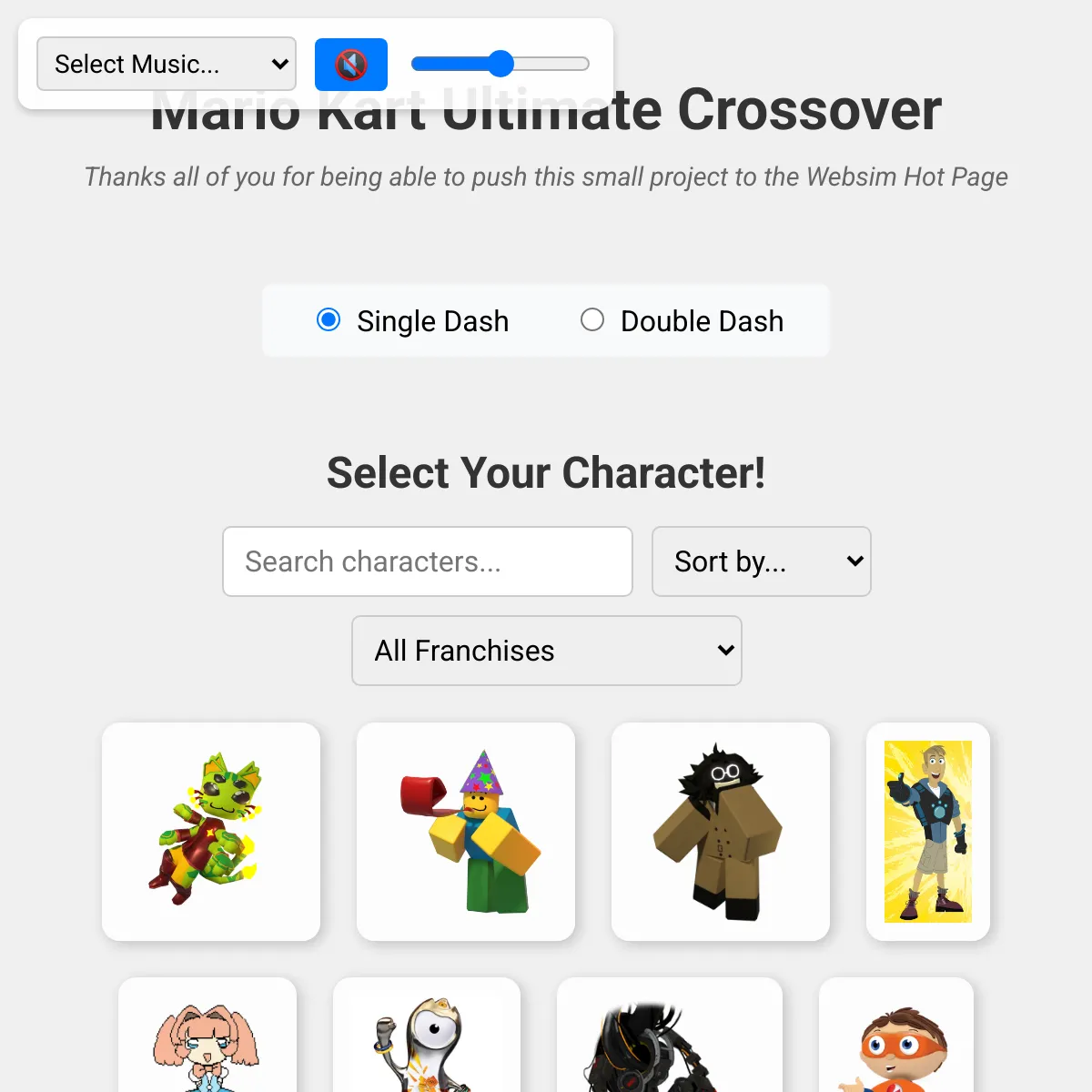 Mario Kart Ultimate Crossover