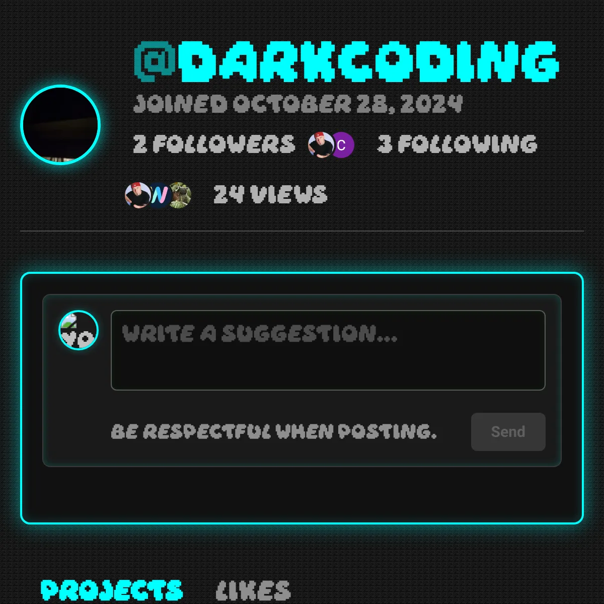 the project is loading